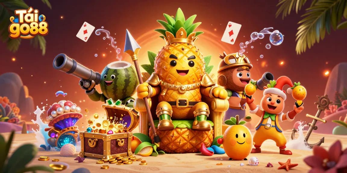 Engage in exciting gameplay at Tải go88 with vibrant 3D characters in a dynamic casino scene.