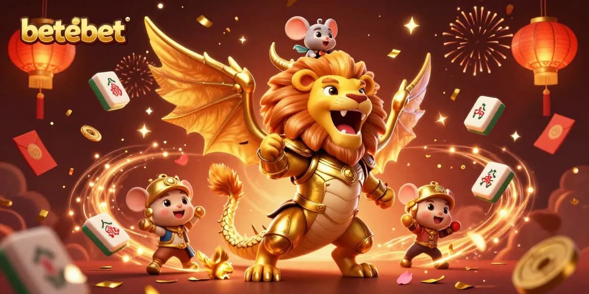 Win big with betebet while enjoying a vibrant casino-themed digital artwork.