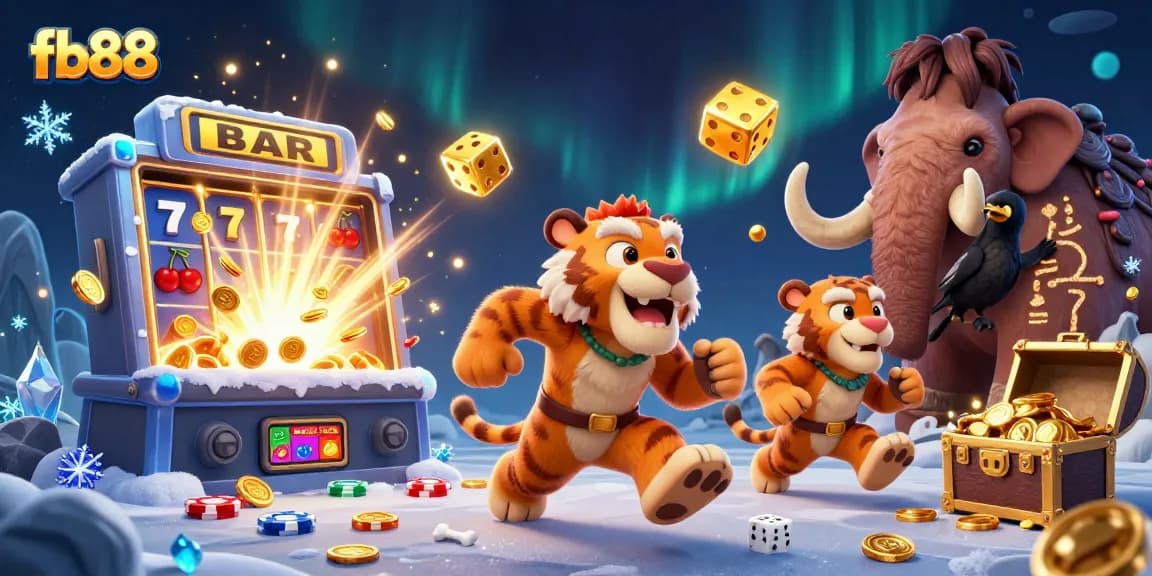 Experience thrilling gaming action at fb88 with a prehistoric casino vibe.