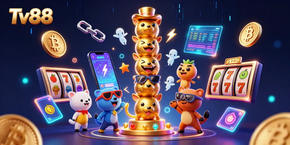 Win exciting jackpots at Tv88's captivating online casino experience with vibrant game elements.