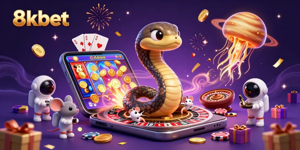 8xbet casino scene with astronauts betting on roulette rings, colorful gaming elements and cosmic dealer