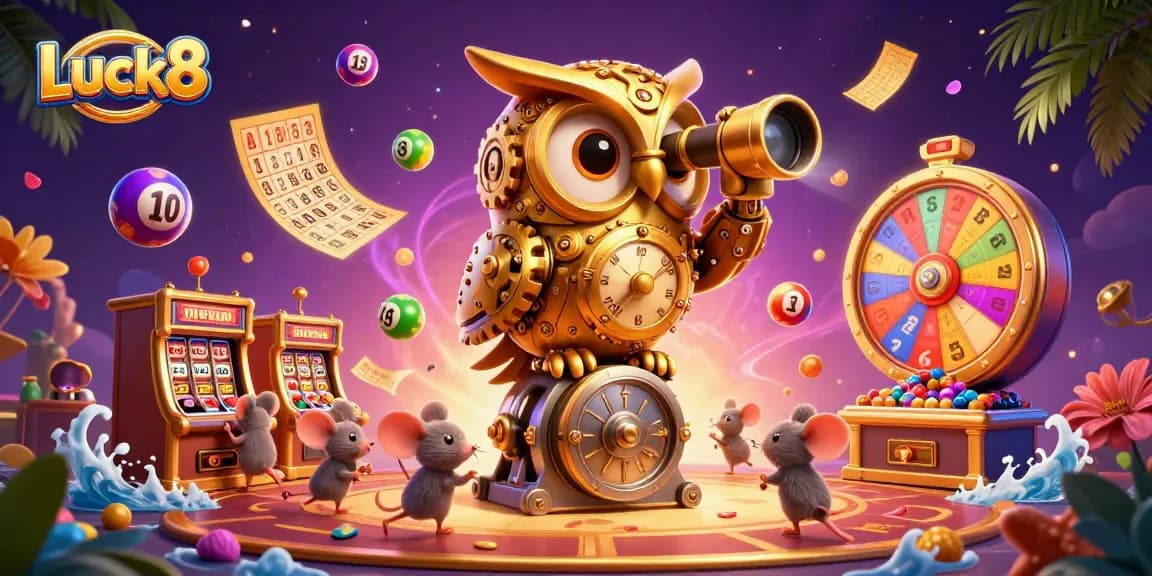 Experience thrilling action at Luck8 casino with vibrant games and lively characters.