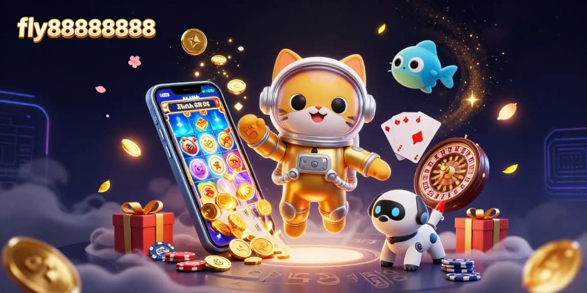 Experience the thrill of fly88888888 with a vibrant casino universe, showcasing games and excitement.
