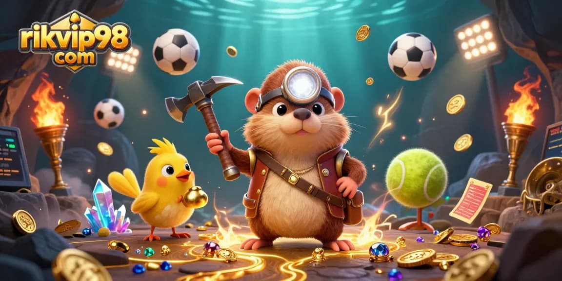 Experience the vibrant energy of rikvip98 com with thrilling casino elements and dynamic characters in 3D