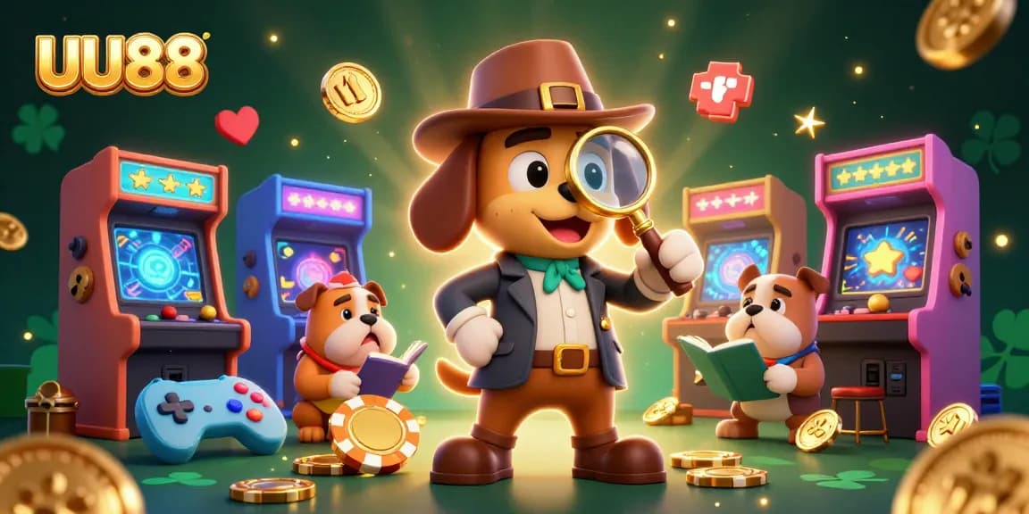 Join the action at UU88 with a colorful casino adventure featuring vibrant characters and game elements.