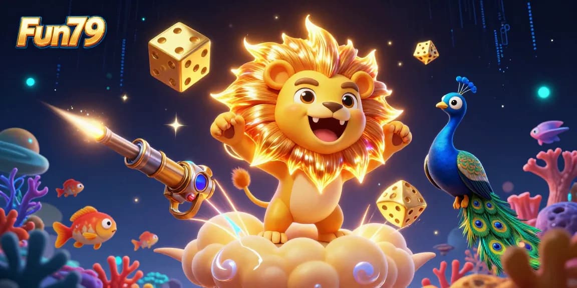 Experience exciting fish shooting gameplay at Fun79 with engaging visuals and vibrant characters.