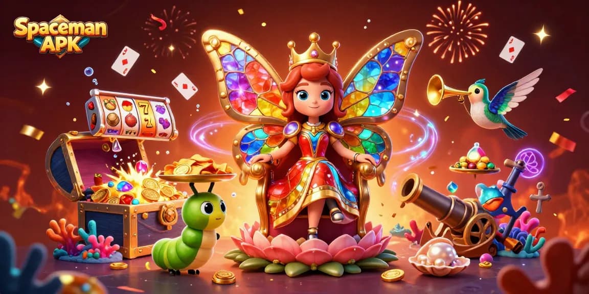 Mainkan Spaceman APK untuk meraih jackpot dalam permainan slot yang menguntungkan dan penuh warna.