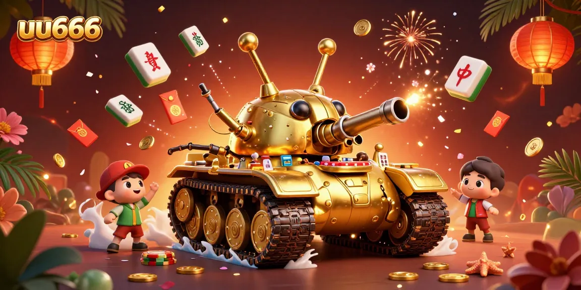 Experience thrilling gameplay with the vibrant uu666 miniature casino in a golden beetle tank.