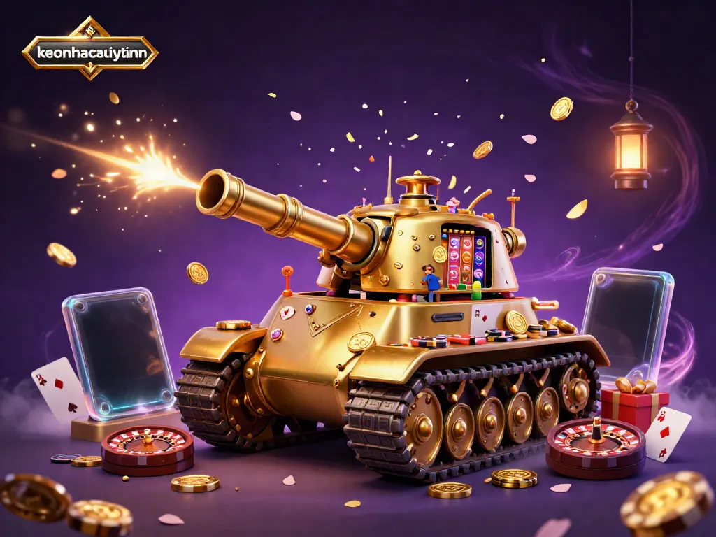 Engage with the action as keonhacaiuytinn transforms into a mini casino in a vibrant 3D scene.