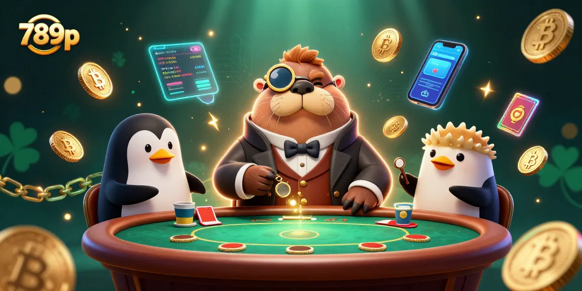 Experience the thrill of 789p with a jolly walrus poker game animated in a vibrant underwater scene.