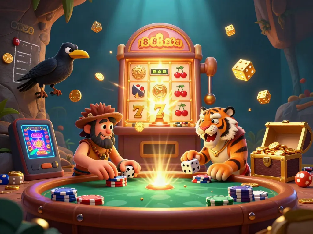 Join the fun at 88aa's vibrant prehistoric casino with exciting slot games and dynamic prize-winning elements.