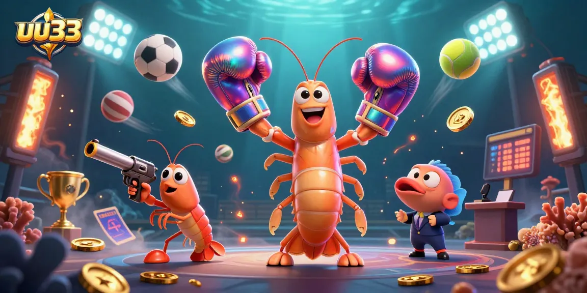 Bet on exciting games with uu33 in a vibrant underwater casino scene capturing the dynamic spirit of gambling.