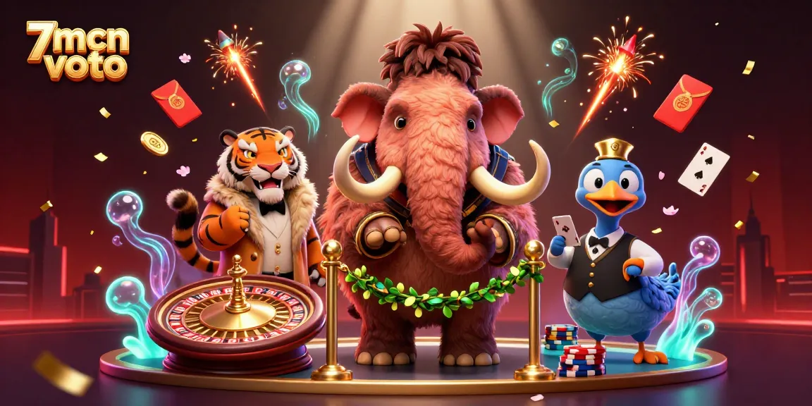 Experience thrilling gameplay at 7mcn voto with a vibrant casino scene featuring iconic characters and dynamic elements.