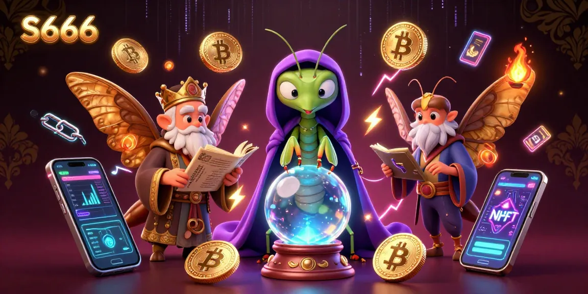 Experience S666's magical world with vibrant casino elements and mystical fortune tellers.