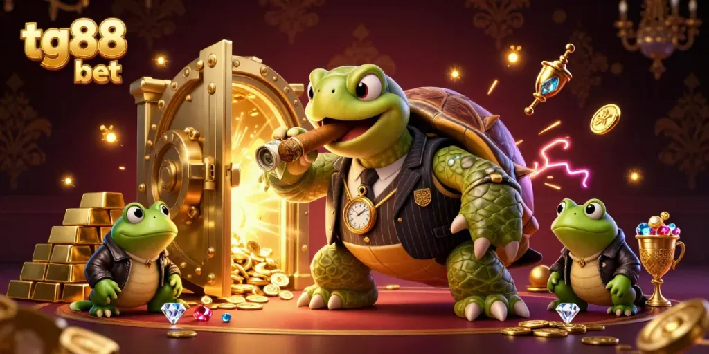 Experience the thrill of tg88 bet with immersing casino elements, stunning graphics, and vibrant character illustrations.