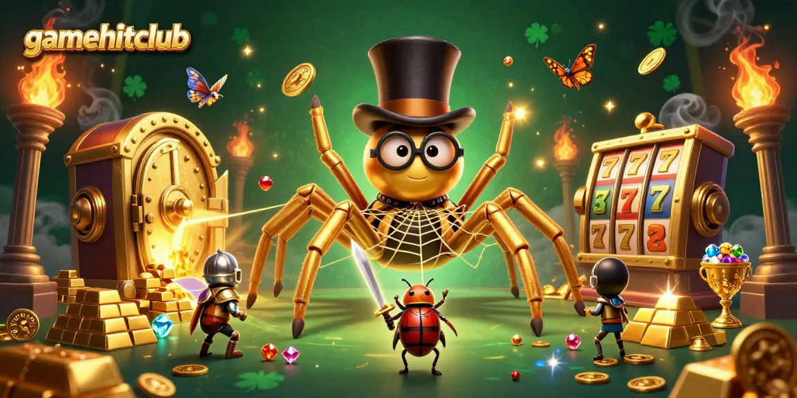 Engage in thrilling games at gamehitclub with 3D illustrations showcasing excitement in casino gaming.