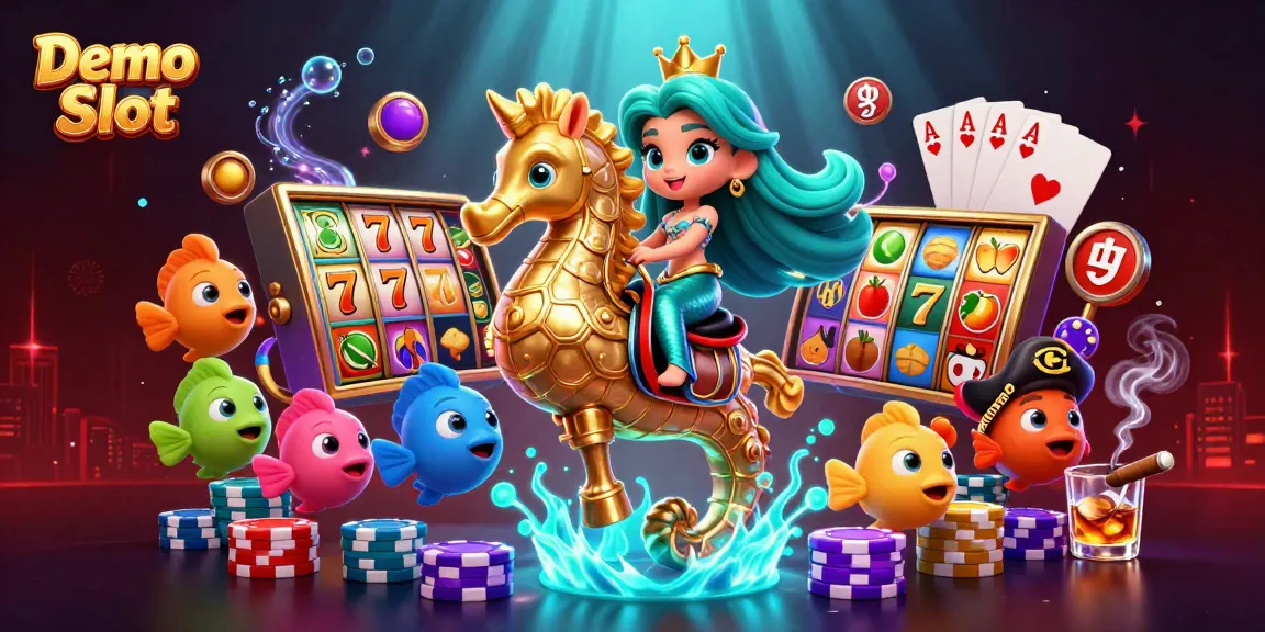 Experience thrilling Demo Slot gaming with our vibrant underwater princess scene.