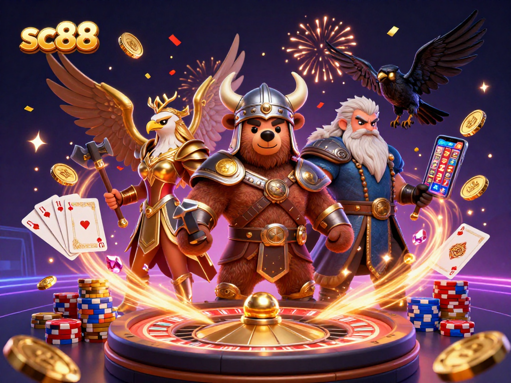 Spin and win in the thrilling sc88 casino atmosphere filled with exciting gaming elements.