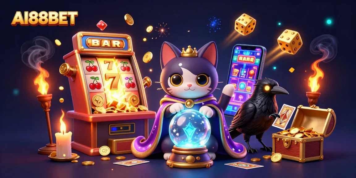 Experience the thrilling world of AI88BET with mystical characters and vibrant gaming elements.
