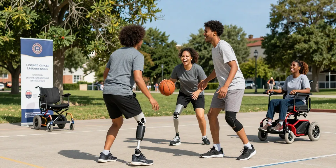 DRAGON222 community gathering showcasing adaptive sports for amputees with laughter and engagement.