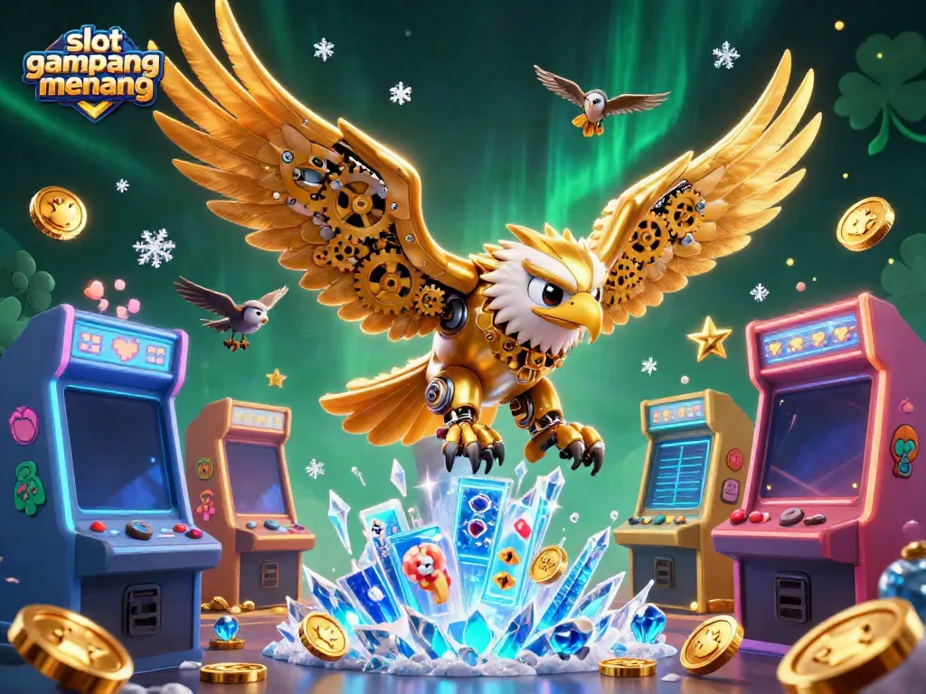 Experience high energy playing slot gampang menang with vivid 3D characters in action amid exciting game elements.