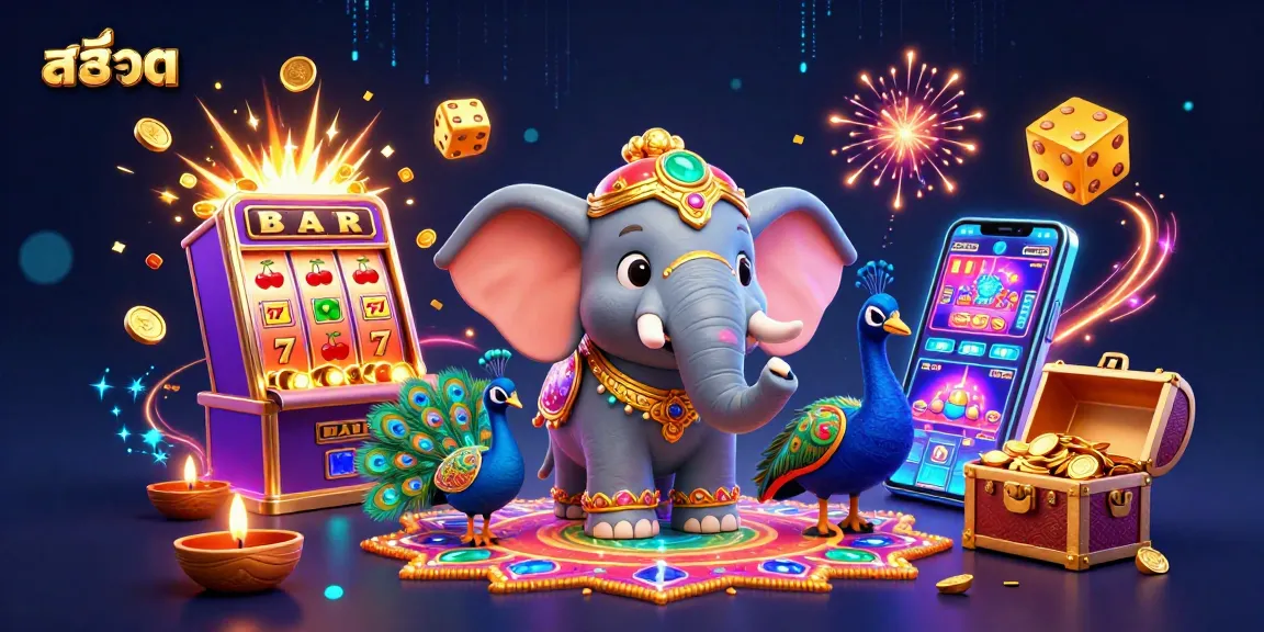 Experience สล็อต excitement with vibrant characters, slot symbols, and dynamic casino elements!