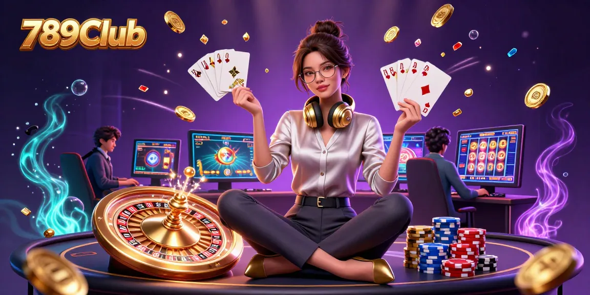 Experience the thrill of gaming with 789Club's captivating 3D casino scene.