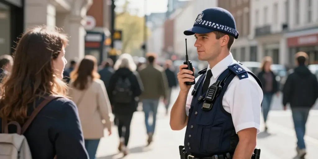 Security Guard providing trusted protection services in London, ensuring community safety.