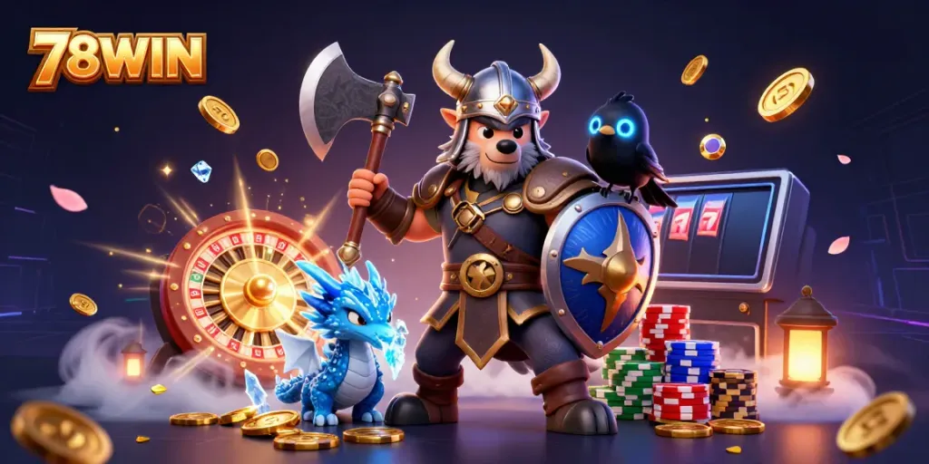 76WIN unleashes jackpots with thrilling slots, vibrant characters, and casino excitement.