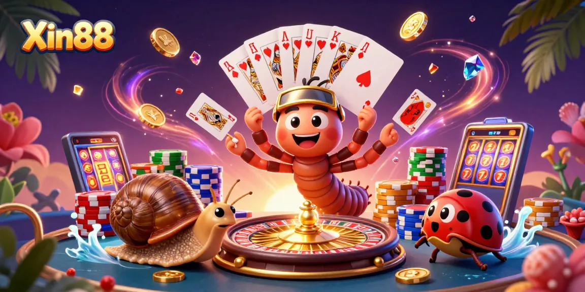 Experience the thrilling atmosphere of Xin88 with dynamic casino elements and colorful game features.