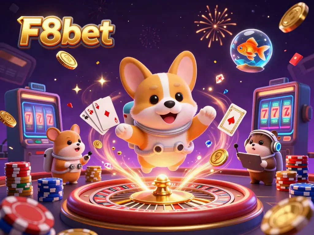 Experience thrilling gaming action with F8bet in a vibrant casino atmosphere.