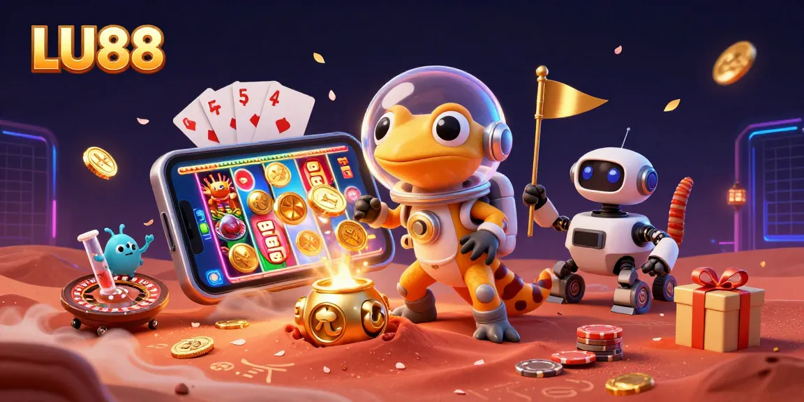 LU88 engages players with vibrant casino fun, showcasing golden rewards and thrilling gameplay.
