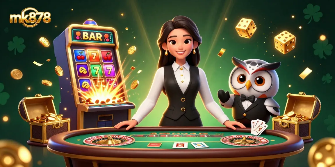 Experience the thrill of mk878 casino gaming with vibrant slots, dynamic dealers, and jackpot excitement!