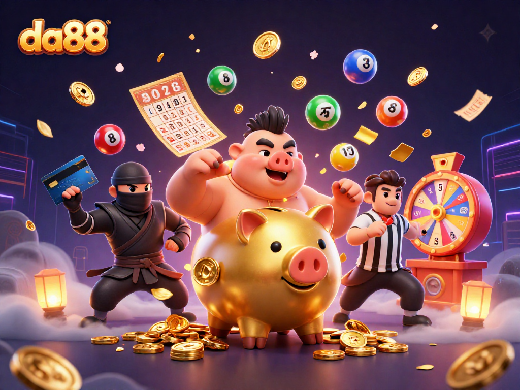 Experience thrilling games with da88's vibrant online casino, filled with exciting lottery elements.