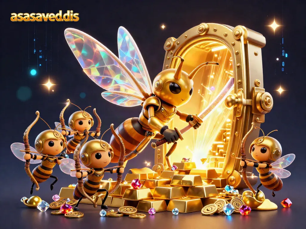 Engage with the 8XBET arena of excitement at asasavedis, where golden hornets wield katanas amidst a treasure vault.