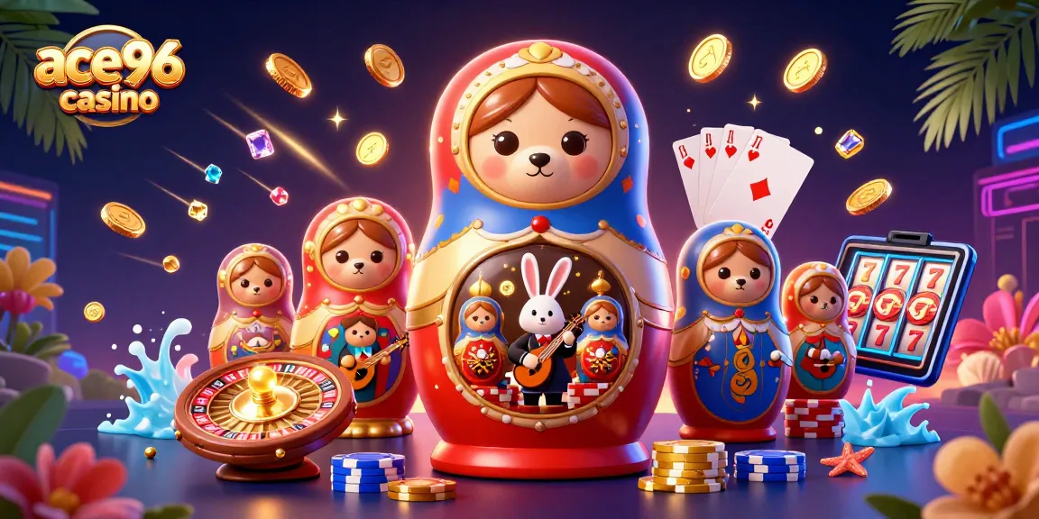 Experience the exciting atmosphere at ace96 casino with vibrant characters and dynamic game elements.