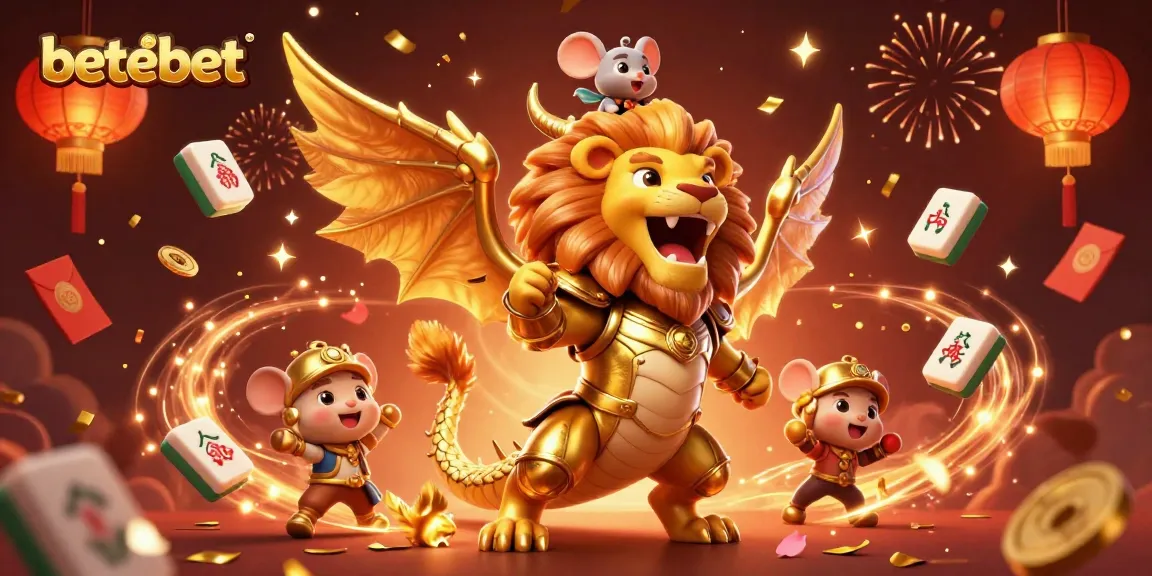 Win big with betebet while enjoying a vibrant casino-themed digital artwork.