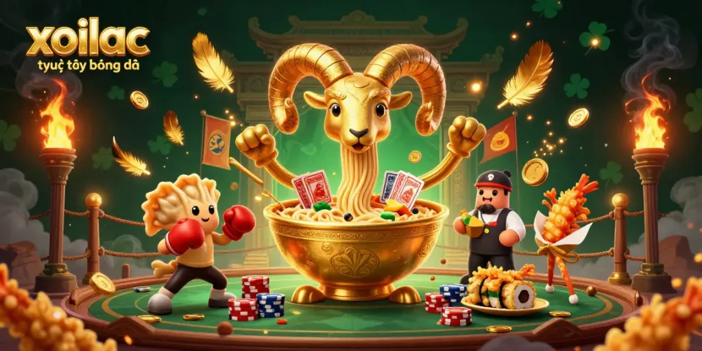 Experience the excitement of xoilac tv trực tiếp bóng đá with a vibrant 3D casino scene full of action.