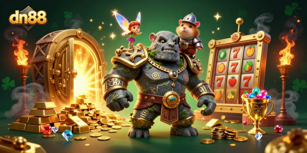 Engage in casino thrills with dn88 as ancient characters discover magical treasures.