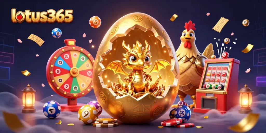 Engage in thrilling betting on lotus365 with a golden dragon and dynamic casino themes in 3D