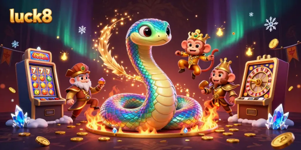 Engage with vibrant luck8 gaming thrills featuring legendary characters and casino elements.