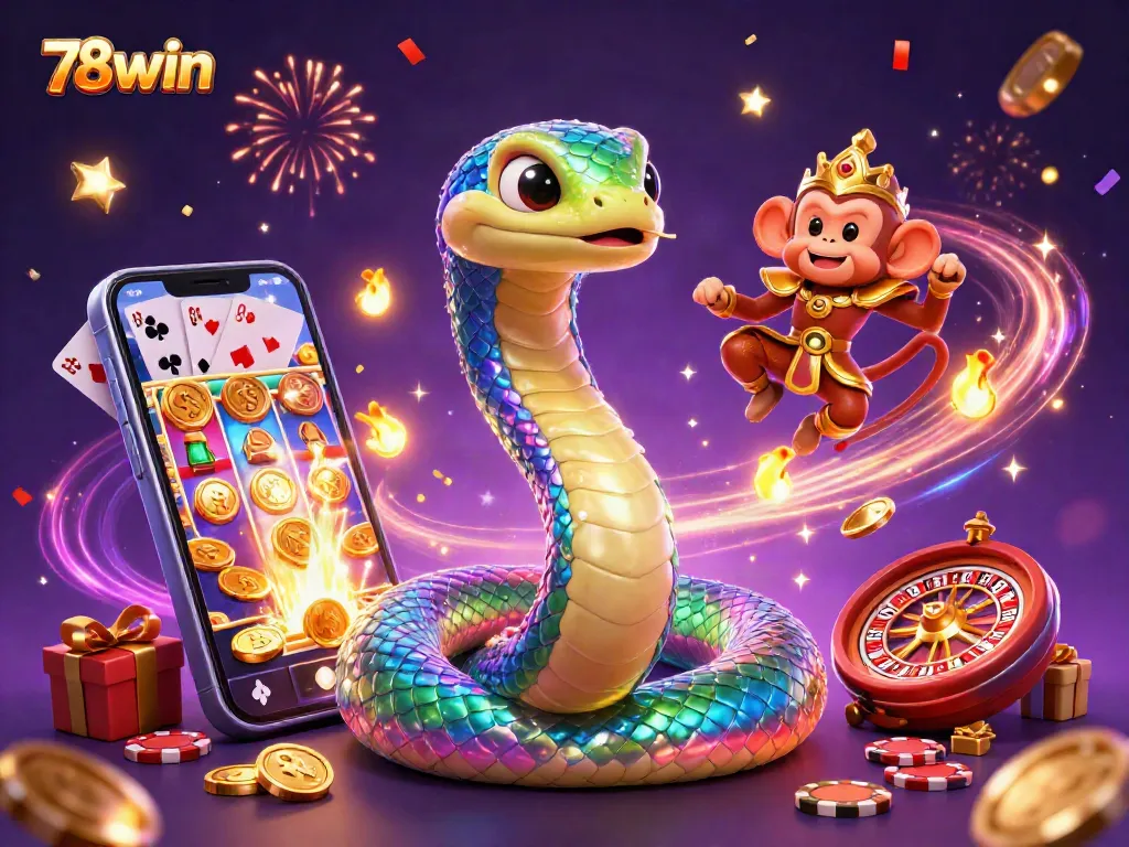 Spin the reels with 78win's vibrant casino experience featuring captivating gaming elements.