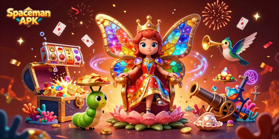 Mainkan Spaceman APK untuk meraih jackpot dalam permainan slot yang menguntungkan dan penuh warna.