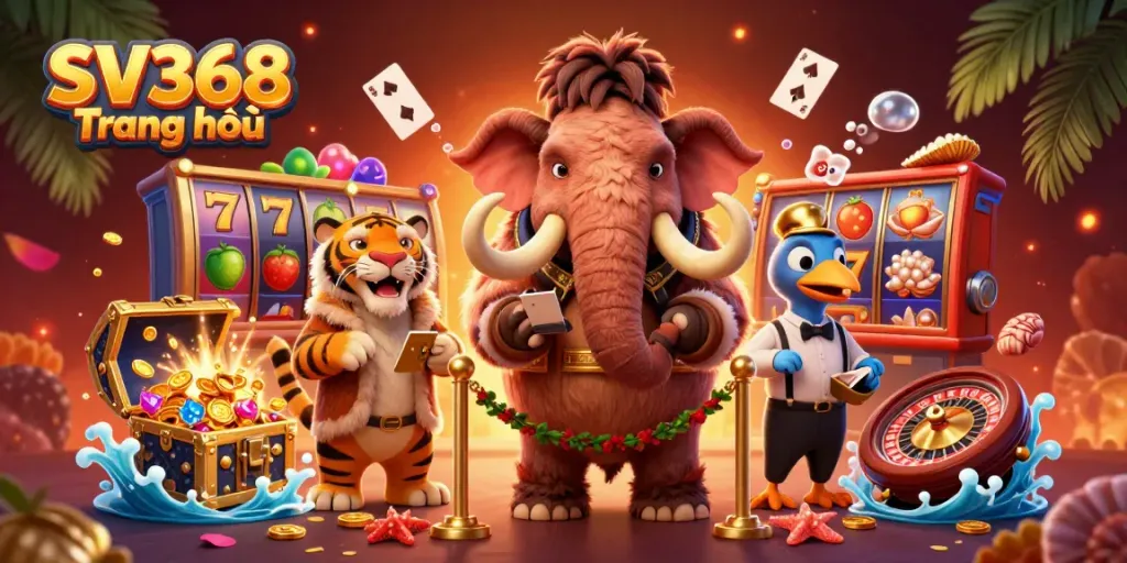 Experience thrilling fun at SV368 Trang chủ featuring dynamic casino games and lively characters.