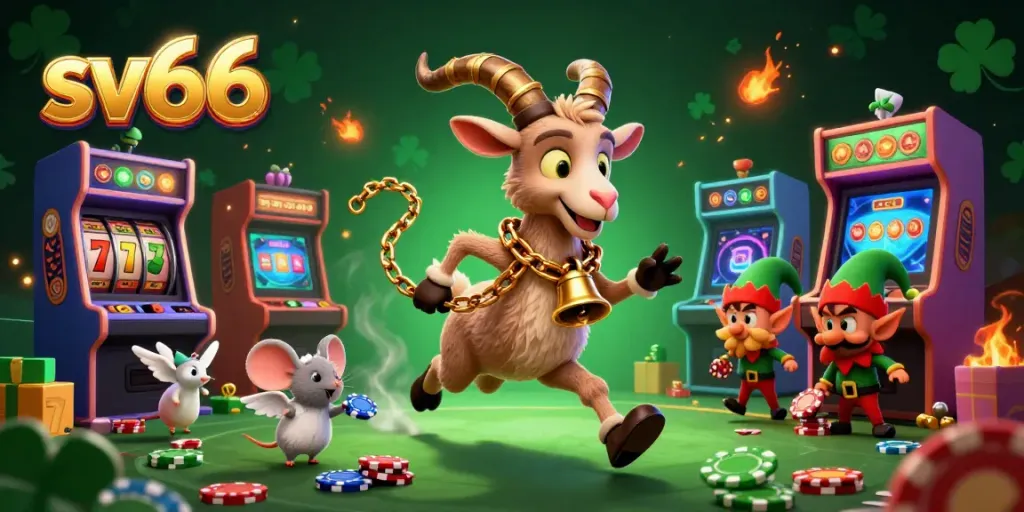 Engage in thrilling gameplay at the sv66 casino with festive Krampus and mischievous elves.