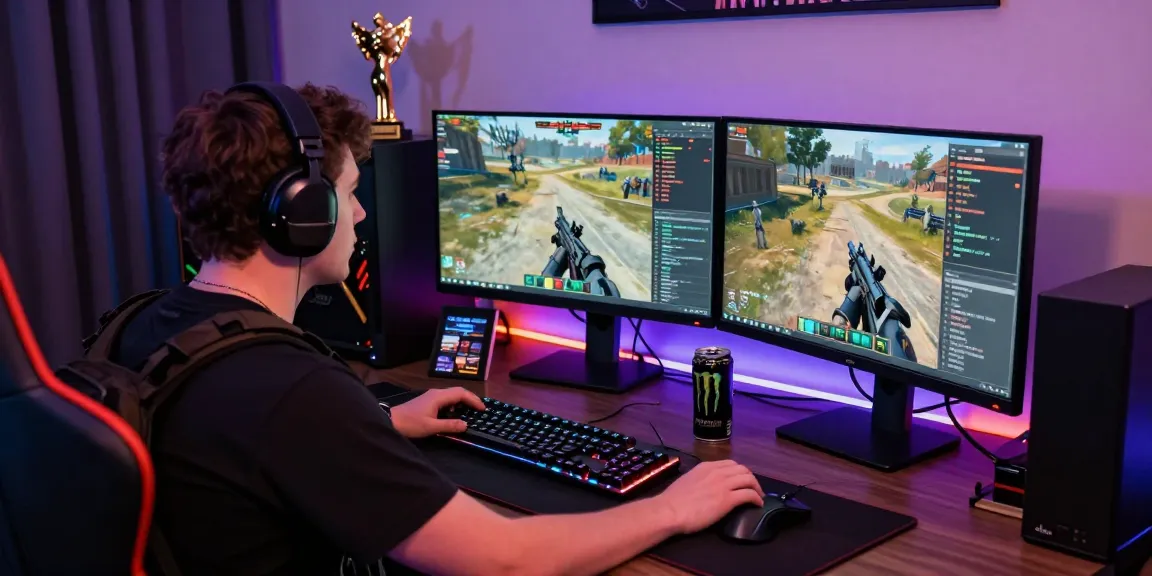 Intense gameplay featuring ArmA 3 Cheat options in a gamer’s setup.